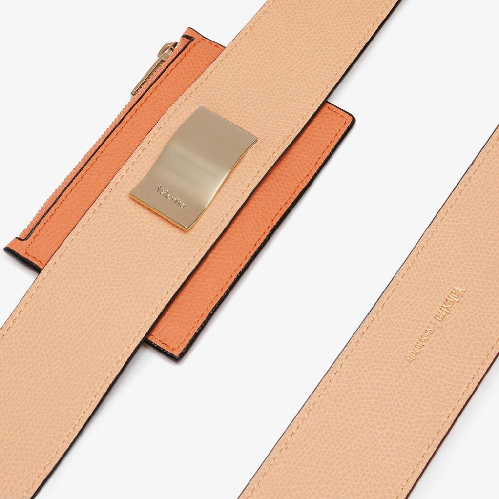 Valextra Tracolla Per Borse Da Donna In Pelle Rosa E Arancione | Valextra