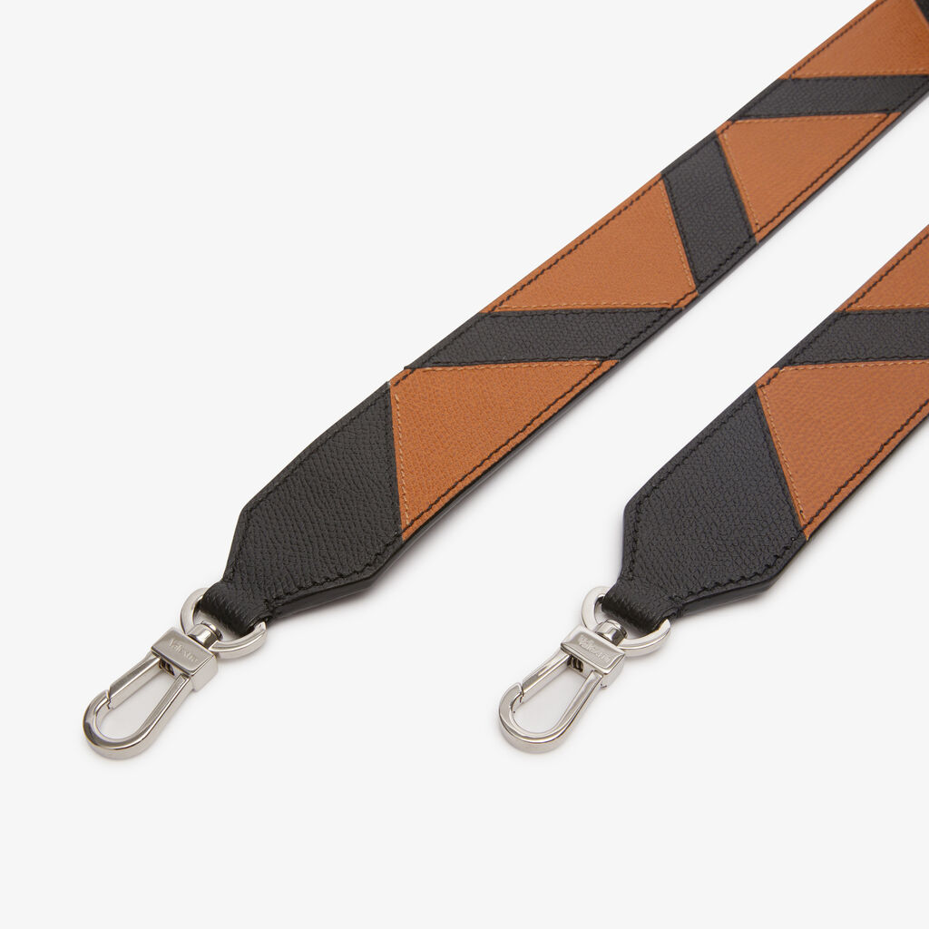 Valextra Tracolla Per Borse In Pelle Marrone E Nera | Valextra