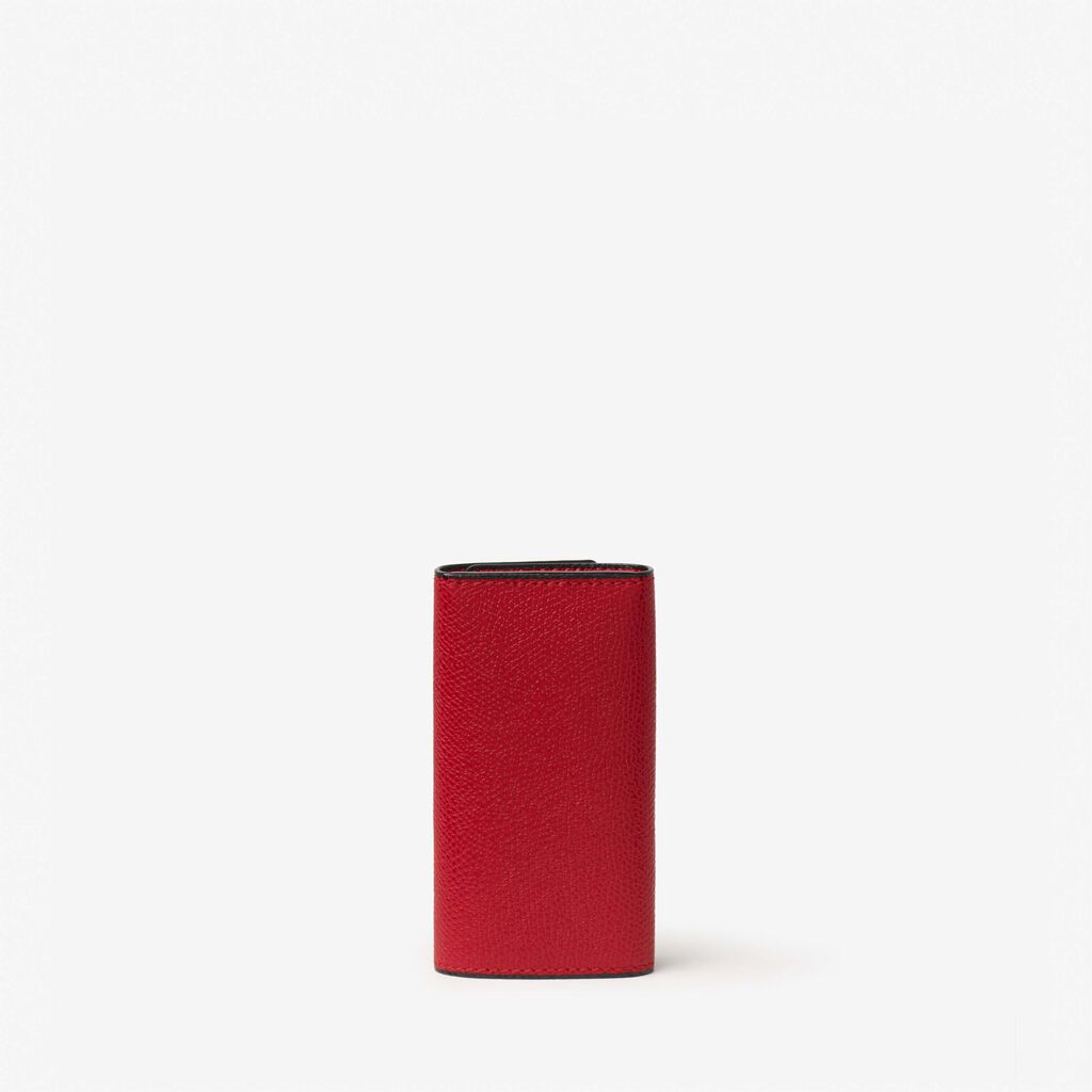 Valextra Portachiavi In Pelle Rossa | Valextra