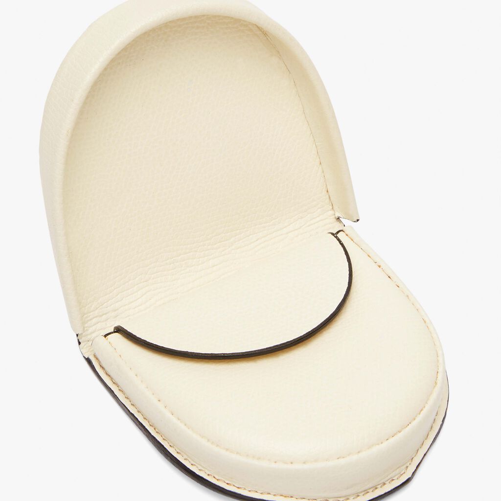 Valextra Portamonete In Pelle Bianca | Valextra