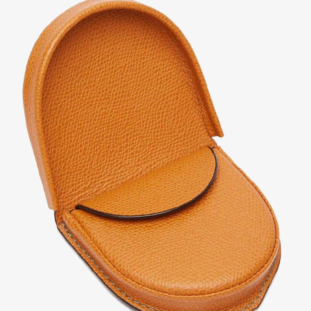 Valextra Portamonete In Pelle Marrone | Valextra