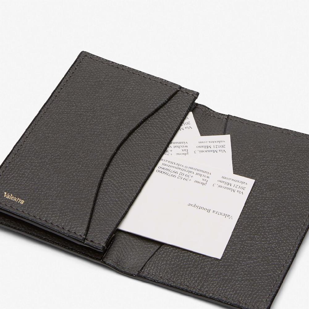 Valextra Portatessere In Pelle Grigia | Valextra