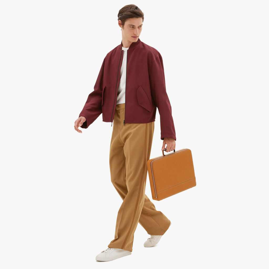 Valextra Valigetta 24 Ore Rigida In Pelle Marrone | Valextra Premier