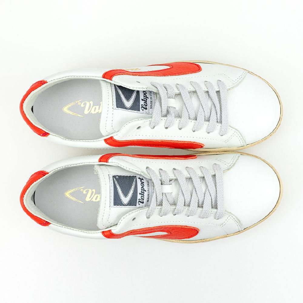 Valsport Tournament Classic Leather Bianco Vermiglio