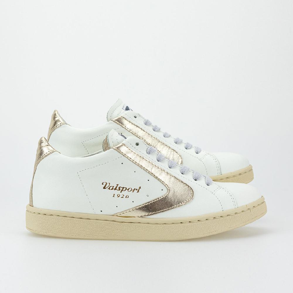 Valsport Tournament Classic Metal Leather Bianco Oro Laminato