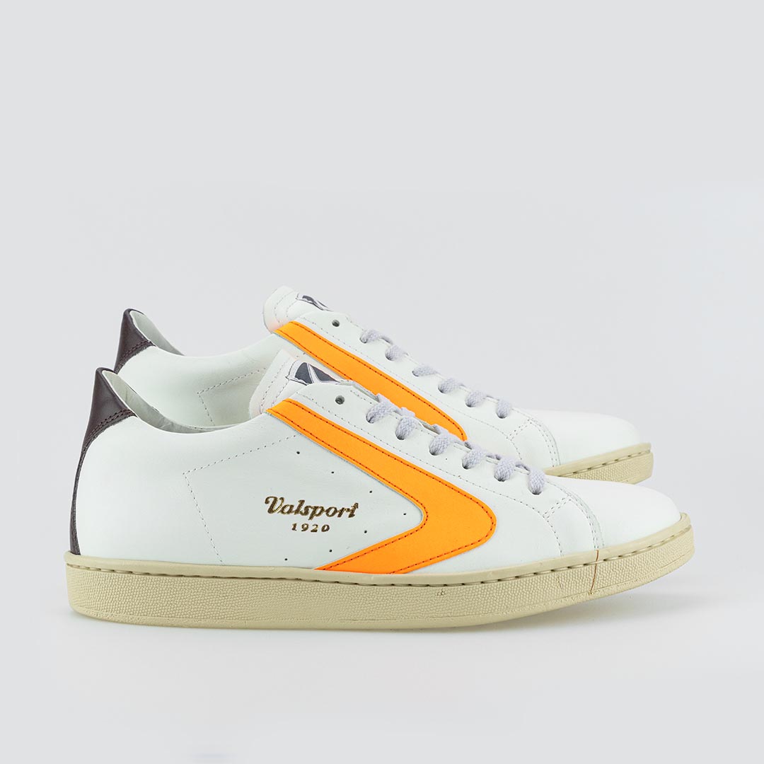 Valsport Tournament Mix Leather Bianco Fluo Arancio Moor