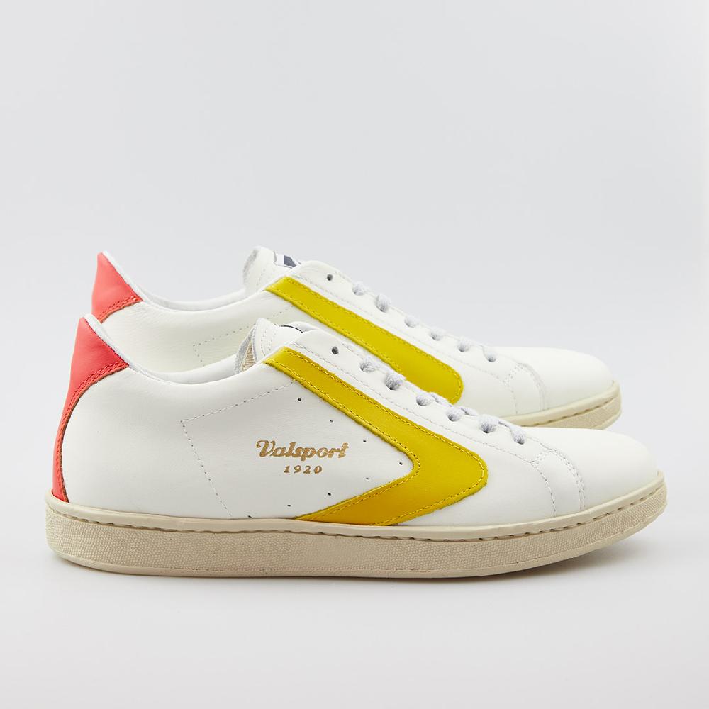 Valsport Tournament Mix Leather Bianco Giallo Vermiglio