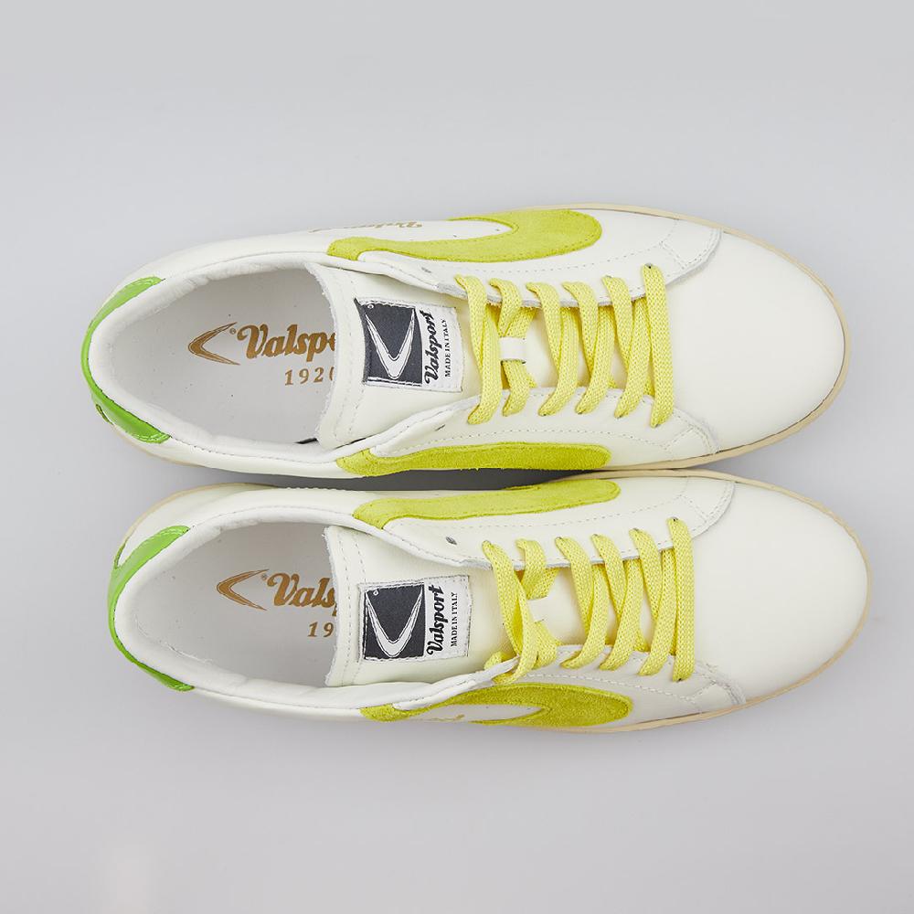 Valsport Tournament Mix Leather Suede Bianco Limone Lime