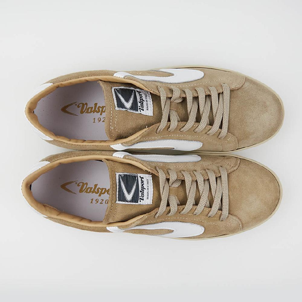 Valsport Tournament Suede Fod. Vitello Cappuccino Bianco