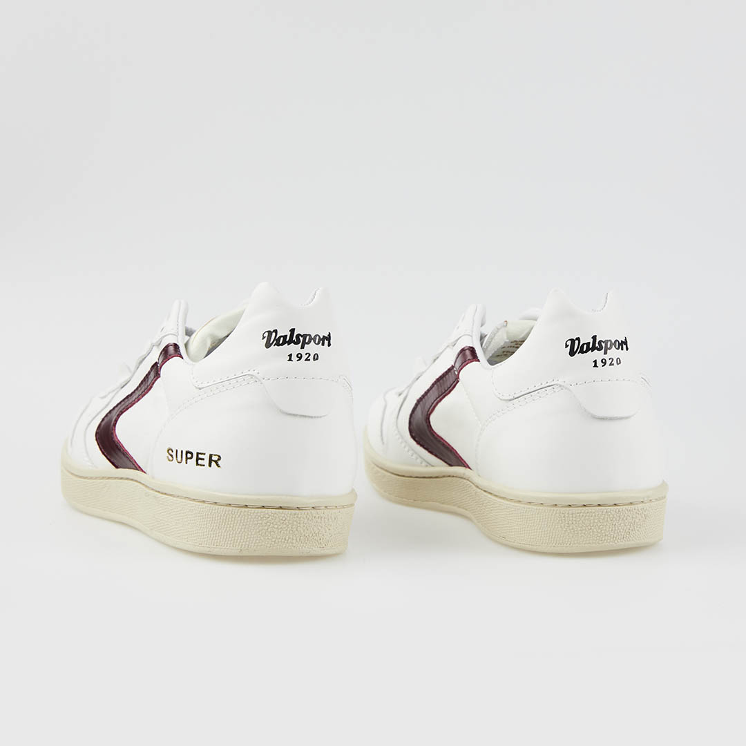 Valsport Super Pelle Bianco Bordeaux