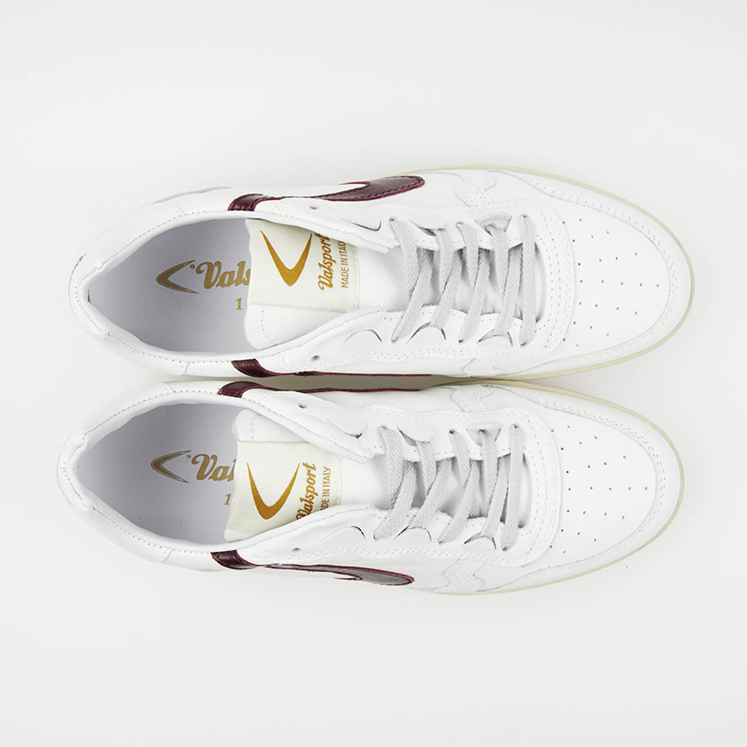 Valsport Super Pelle Bianco Bordeaux