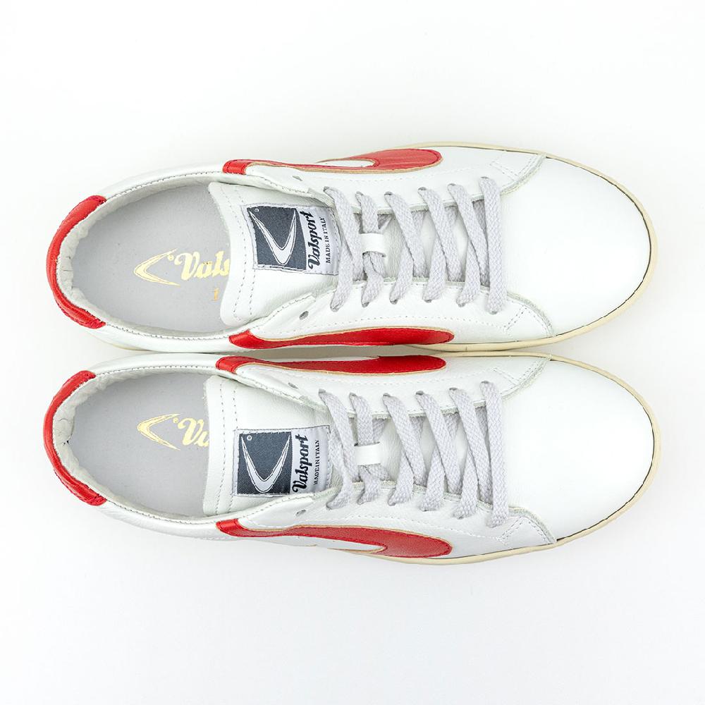 Valsport Tournament Classic Leather Bianco Rosso