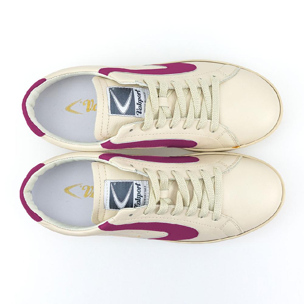 Valsport Tournament Classic Leather Crema Magenta