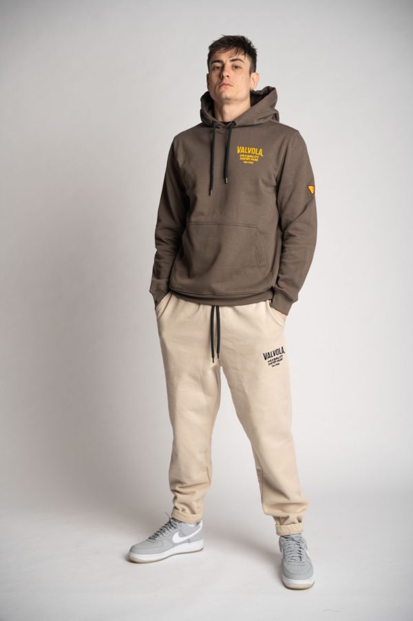 Valvola Fashion FELPA CAPPUCCIO BASICO TINTO IN PEZZA