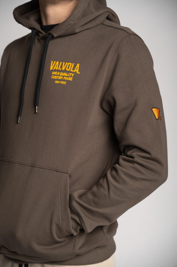 Valvola Fashion FELPA CAPPUCCIO BASICO TINTO IN PEZZA