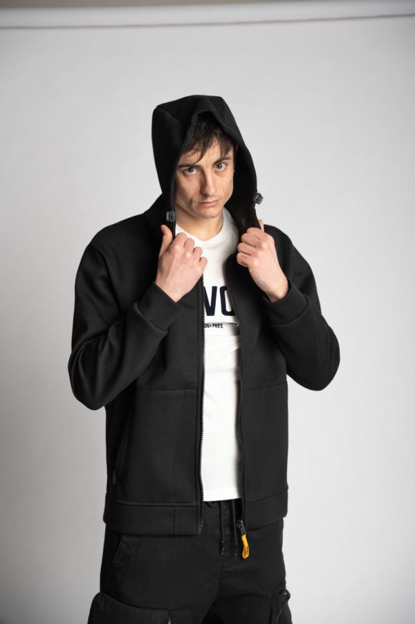 Valvola Fashion FELPA CAPPUCCIO FULL ZIP CUSTOM MADE