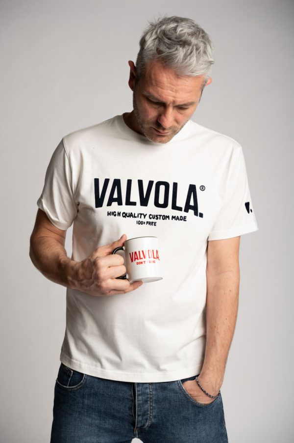 Valvola Fashion T-SHIRT MANICA CORTA BASICO TINTO IN PEZZA