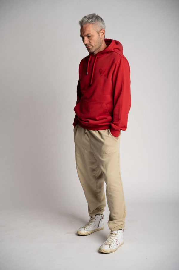 Valvola Fashion FELPA CAPPUCCIO LOGO TRIANGOLO