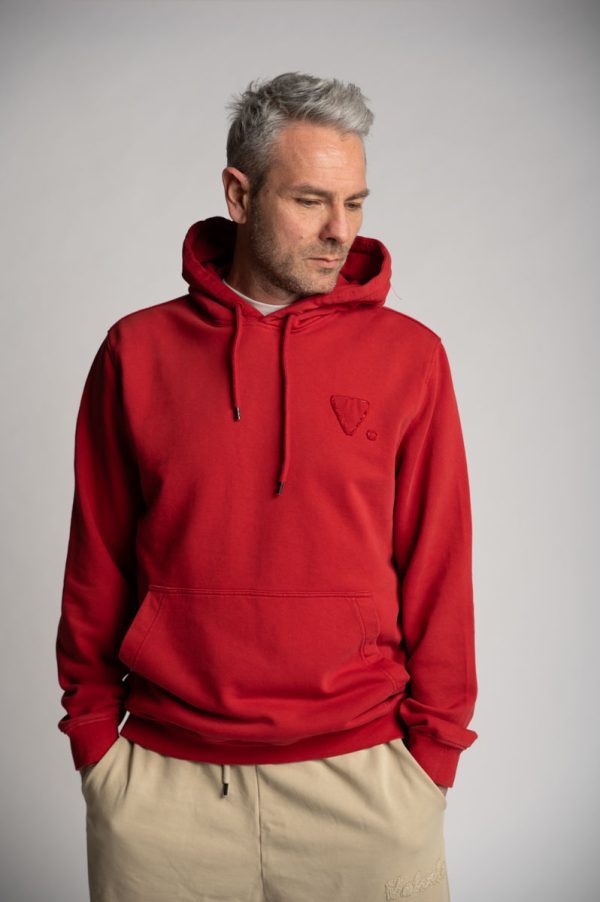 Valvola Fashion FELPA CAPPUCCIO LOGO TRIANGOLO