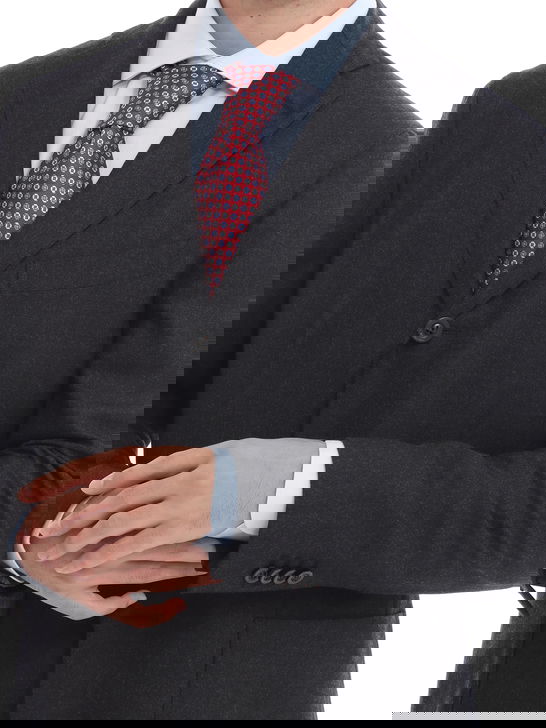 Boglioli Milano Abito Boglioli Milano Flanella Grigio