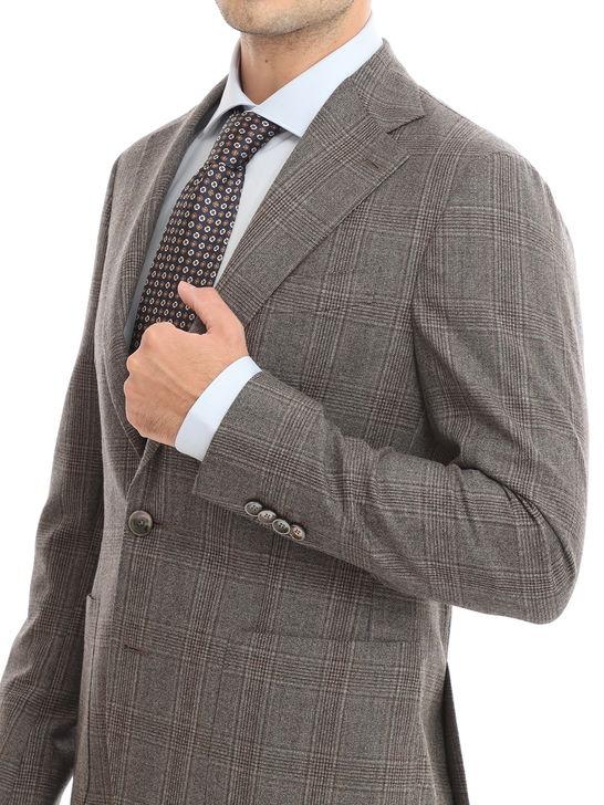 Sartoria Latorre Abito Sartoria Latorre Principe Di Galles Grigio