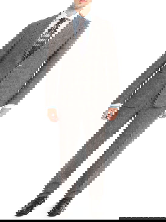 Sartoria Latorre Abito Sartoria Latorre Principe Di Galles Grigio