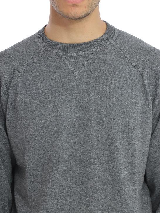 Alan Paine Felpa Alan Paine Raglan Grigio