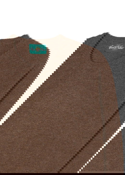 Alan Paine Maglia Alan Paine Lenzie Marrone