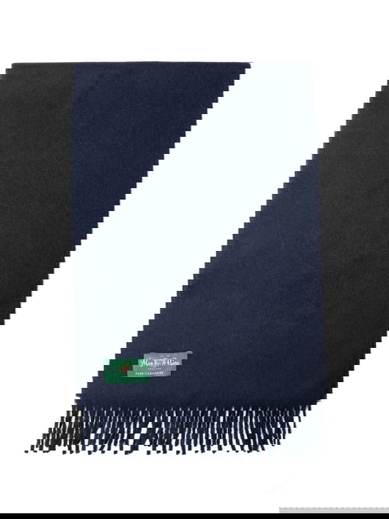 Alan Paine Sciarpa Alan Paine Risbury Cashmere Blu