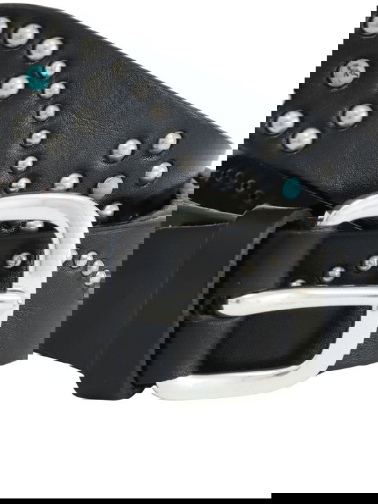 Albertoluti Cintura Alberto Luti Borchie Nero