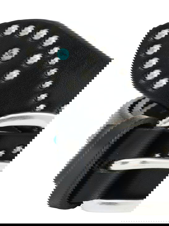 Albertoluti Cintura Alberto Luti Borchie Nero