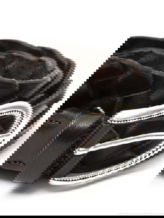 Albertoluti Cintura Alberto Luti Treccia Marrone