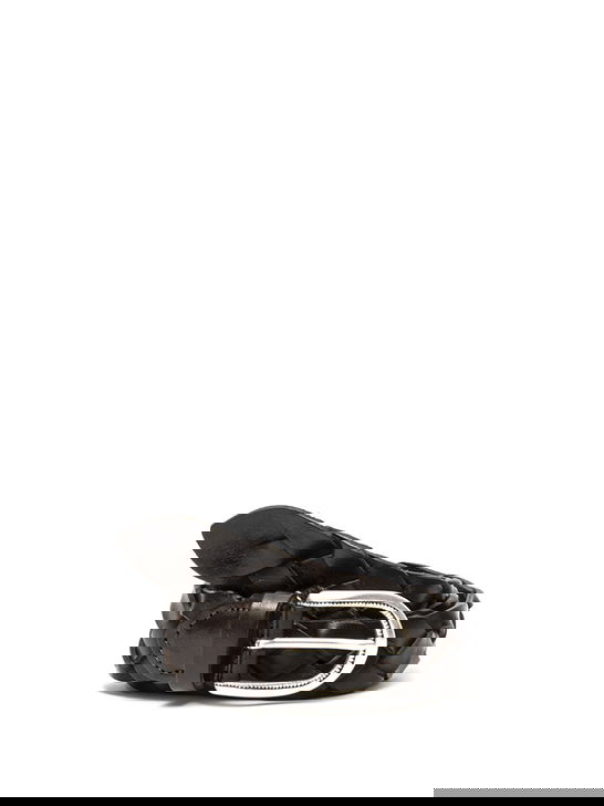 Albertoluti Cintura Alberto Luti Treccia Marrone