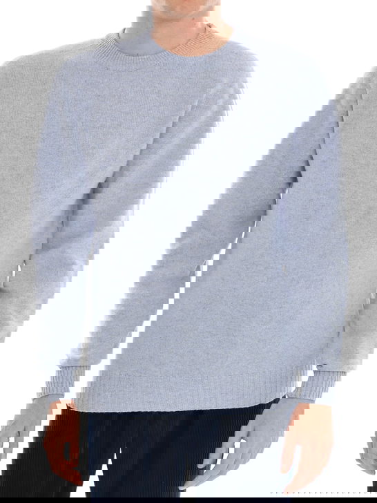 Altea Maglia Altea Trattata Shetland Azzurro