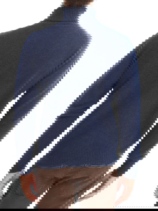 Altea Maglia Altea Trattata Shetland Blu