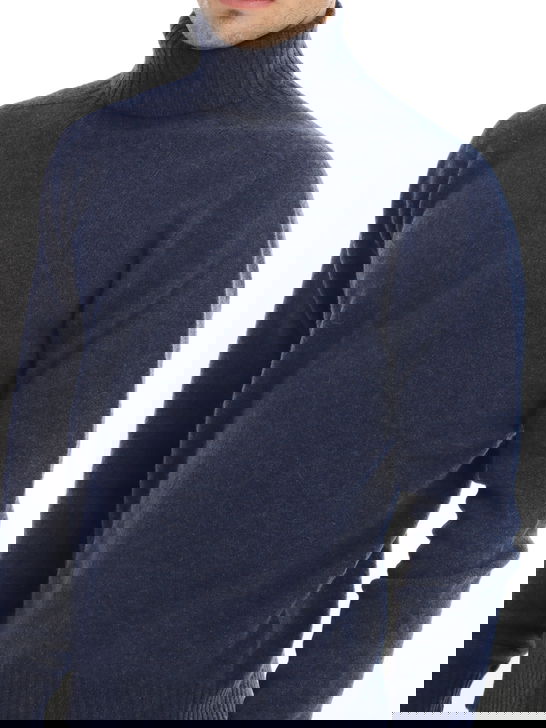 Altea Maglia Altea Trattata Shetland Blu