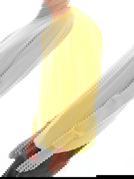 Altea Maglia Altea Trattata Shetland Giallo