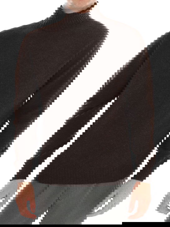 Altea Maglia Altea Trattata Shetland Marrone