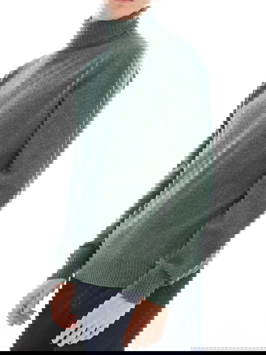 Altea Maglia Altea Trattata Shetland Verde