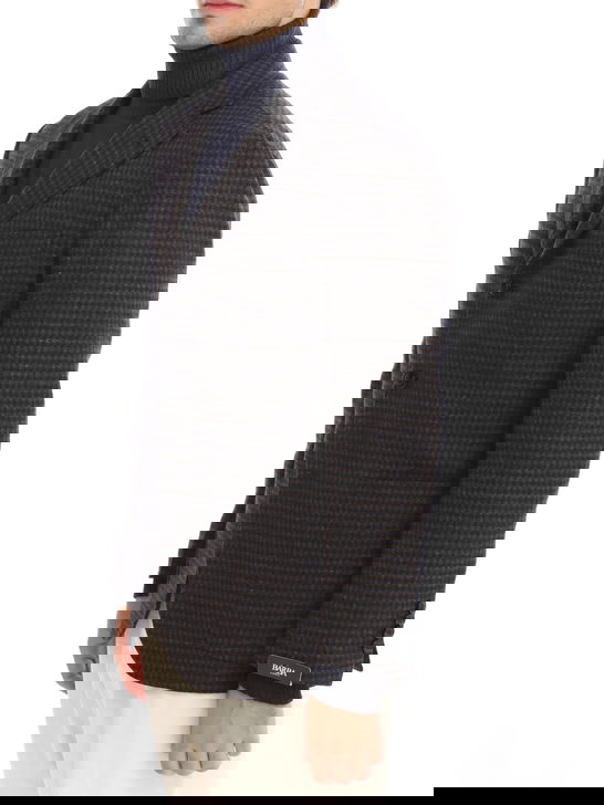 Barba Giacca Barba Check Blu