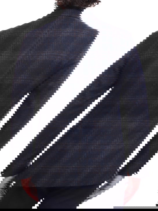 Barba Giacca Barba Check Blu