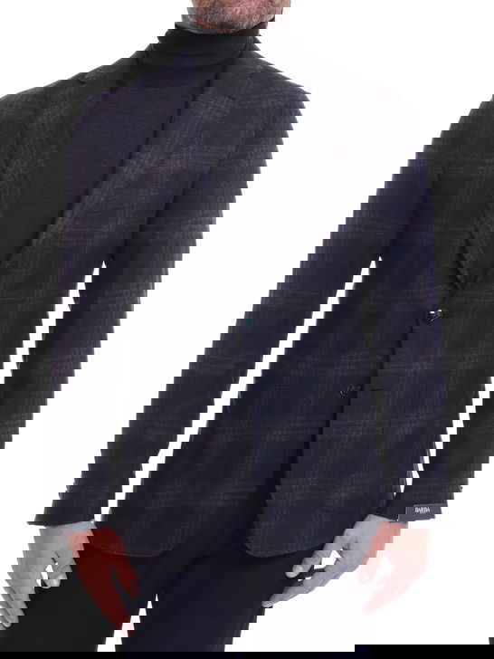 Barba Giacca Barba Check Blu