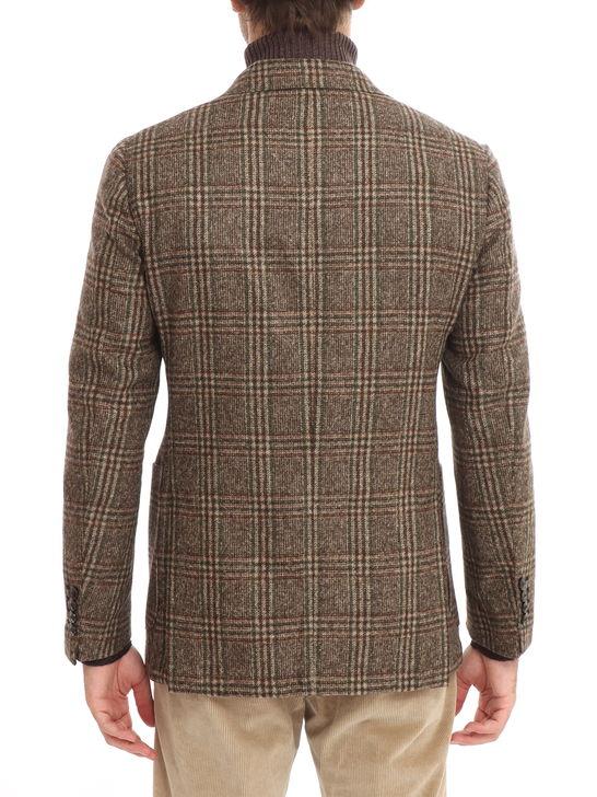 Barba Giacca Barba Check Marrone