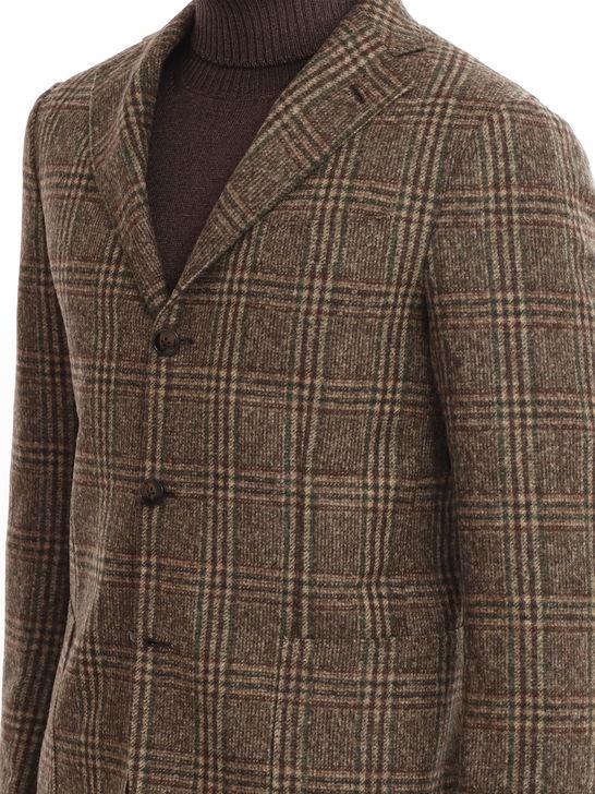 Barba Giacca Barba Check Marrone