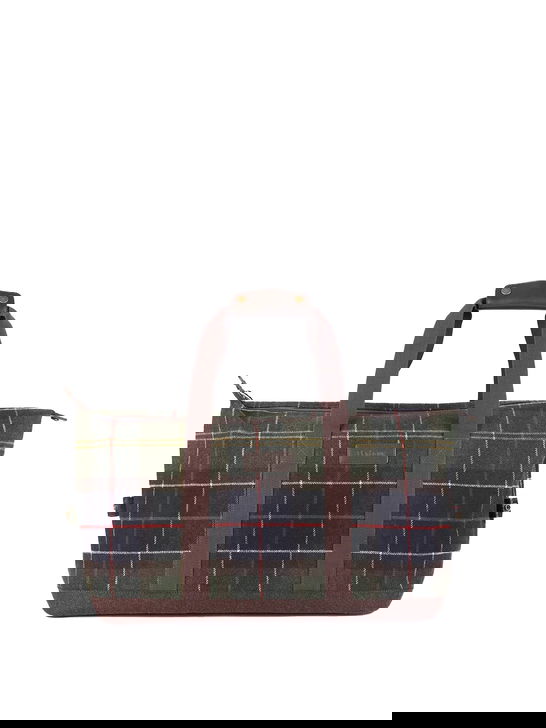 Barbour Borsone Barbour Tartan Holdall Verde