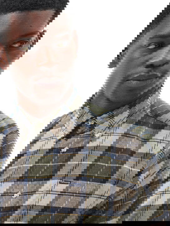 Barbour Camicia Barbour Fortrose Verde