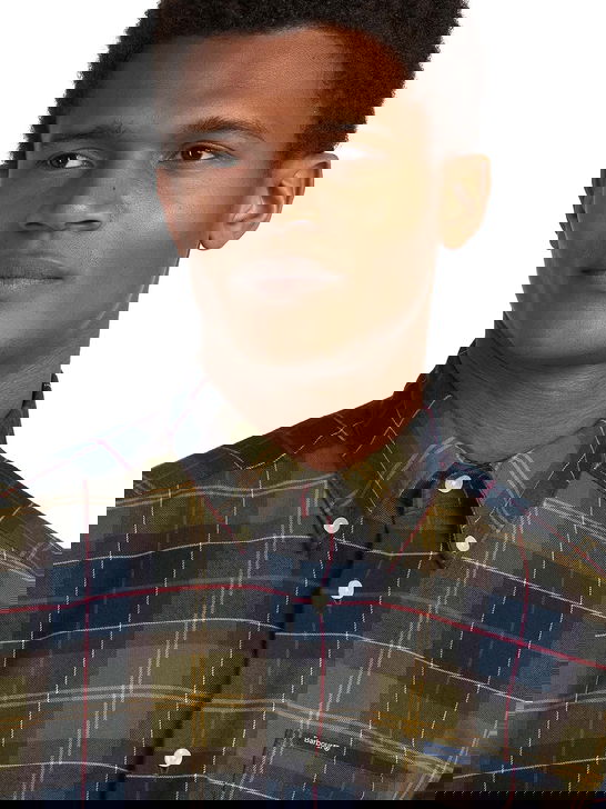 Barbour Camicia Barbour Fortrose Verde