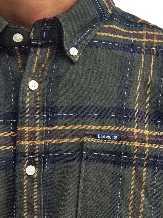 Barbour Camicia Barbour Portdown Verde