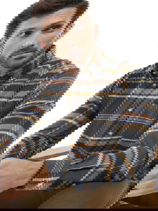 Barbour Camicia Barbour Ronan Grigio