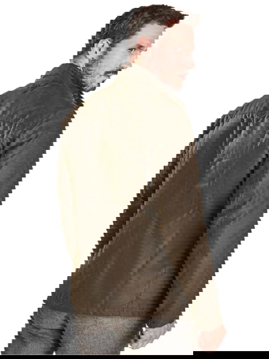 Barbour Giaccone Barbour Leaaward Wax Verde